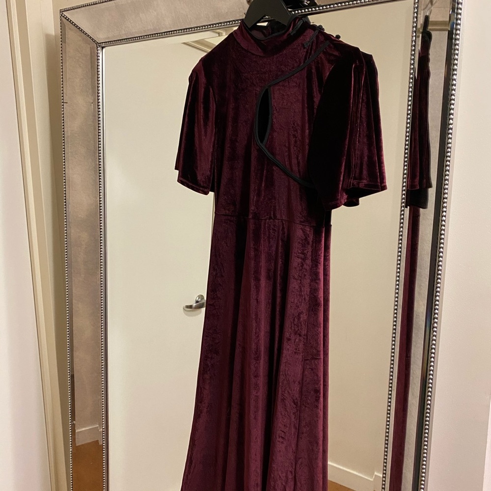 ASOS Velvet Midi Dress
